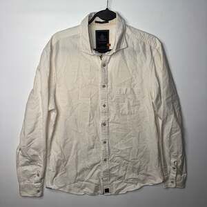Richards RCH Championship World Football Off-White Button-Up Long Sleeve Shirt